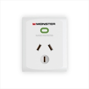 Buy Monster Single Socket Surge Protector - White