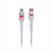 Buy Monster Lightning to USB-C Braided Cable - White 1.2m