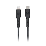 Buy Monster Lightning to USB-C Thermo Plastic Elastometer Cable - Black 1.2m