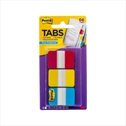 Buy Post-It Index Tabs Red Yellow Blue 25 x 43mm 3-Pack - Box of 6
