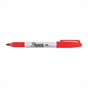 Buy Sharpie Perm Mrkr FP Red Bx12