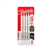 Buy Sharpie GelWh4/Blk Pk4 Bx6
