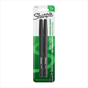 Buy Sharpie Pen Fine Blk Pk2 Bx6