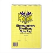 Buy Spirax 566A Notebook Steno 225X152 200Pg T/O Pk10