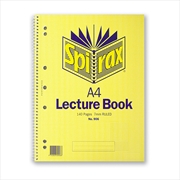 Buy Spirax 906 Lecture Book A4 140 Pages S/O Pk10
