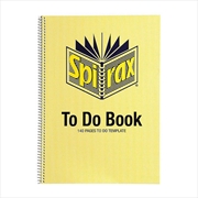 Buy Spirax 706 To Do Book A4 140 Pg Pk5