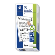 Buy Staedtler LumoColour Whiteboard Marker - Box of 10 - Black