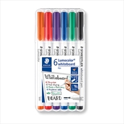 Buy Staedtler LumoColour Whiteboard Markers - Box of 6 - Assorted Colours