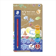 Buy Staedtler Noris Club MAXI Learner Colour Pencil - 12 Pack - Red