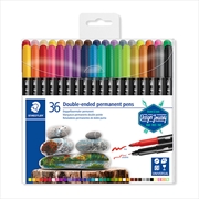 Buy Staedtler Double-Ended 0.5mm & 3mm Permanent Pens - Assorted Colours