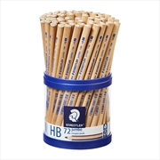 Buy Staedtler Natural Jumbo Triangular HB Pencil - Cup of 72