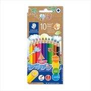 Buy Staedtler Noris Club MAXI Learner Colour Pencils - Box of 10 - Assorted Colours