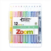 Buy Texta Zoom Crayon Hard Case Pk12