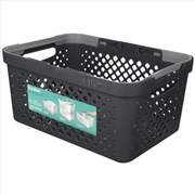 Buy Sistema 18.5L Basket Charcoal