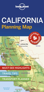 Buy Lonely Planet California Planning Map