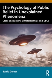 Buy The Psychology of Public Belief in Unexplained Phenomena