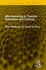 Buy Microteaching in Teacher Education and Training