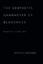 Buy The Aesthetic Character of Blackness