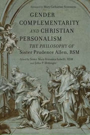Buy Gender Complementarity and Christian Personalism