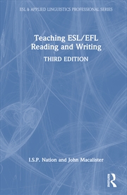 Buy Teaching Esl/Efl Reading And W