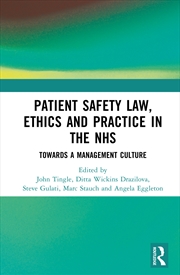 Buy Patient Safety Law, Ethics And