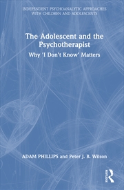 Buy The Adolescent And The Psychot