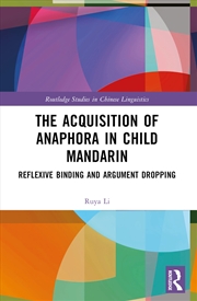 Buy The Acquisition Of Anaphora In