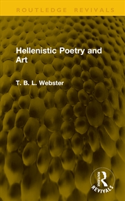 Buy Hellenistic Poetry And Art