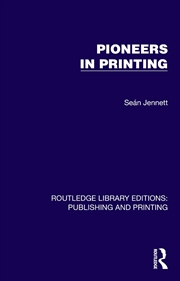 Buy Pioneers In Printing