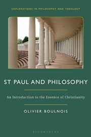 Buy St Paul and Philosophy: An Introduction to the Essence of Christianity
