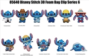 Buy Monogram - Disney - Stitch 3D Foam Bag Clip - Series 6