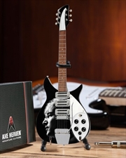 Buy Axe Heaven John Lennon Fab Four Tribute Radio Days Rickenbacker Mini Guitar Replica Collectible FF-0