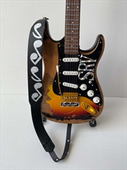 Buy Axe Heaven Stevie Ray Vaughan SRV Musical Note Black Mini Guitar Strap Replica GS-007