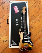 Buy Axe Heaven Stevie Ray Vaughan Number One Miniature Guitar Replica & Miniature Flight Case Replcia Se
