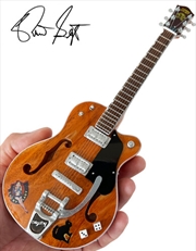 Buy Axe Heaven Brian Setzer Gretsch Nashville Orange Dice Hollow Body Mini Guitar Replica Collectible BS
