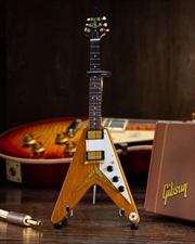 Buy Axe Heaven Gibson Korina Flying V 1958 1:4 Scale Mini Electric Guitar Replica GG-520AH
