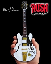 Buy Axe Heaven Alex Lifeson Gibson ES-355 Alpine White Mini Guitar Replica Collectible GG-324