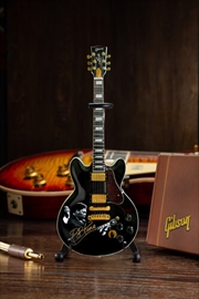Buy Axe Heaven BB King Gibson Ebony ES-355 Lucille Tribute Mini Guitar Replica Collectible GG-327