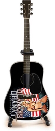Buy Axe Heaven Lynyrd Skynyrd USA Tribute Girl with Flag Mini Acoustic Guitar - 2M-L02-5006 LYNYRD 1