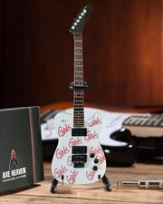 Buy Axe Heaven Mick Mars Kramer Signature White Girls, Girls, Girls Mini Guitar Replica Collectible MM-2
