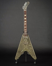 Buy Axe Heaven Rick Nielsen Hamer Checkered  V Mini Guitar Replica Collectible RN-502