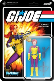 Buy Super7 - G.I. Joe - Reaction Figures - Scarlett (DIC Purple)
