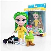 Buy The Loyal Subjects - For Keeps - Ella Girl with Cupcake Keepsake Lime Hair 5" Action Figure