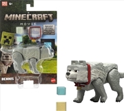Buy Mattel - Minecraft Movie 3.25'' Dennis the Wolf Figure with Accessories
