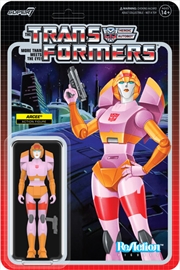 Buy Super7 - Transformers - Reaction Figures Wv8 - Arcee (Pink & Orange)