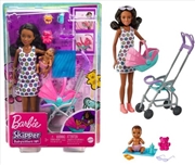 Buy Mattel - Barbie Skipper Babysitters Inc. Stroller Playset, African American