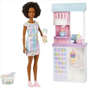 Buy Mattel - Barbie I Can Be Anything Ice Cream Shop Playset, African American