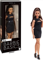 Buy Mattel Collectible - Barbie Basics Collectible Doll, Model 05 With Brunette Hair, Black Dress & Heel