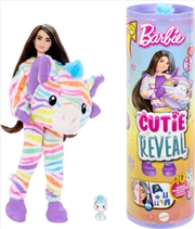Buy Mattel - Barbie Cutie Reveal Color Wow Series Barbie Zebra