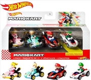 Buy Mattel - Hot Wheels Mario Kart Die-Cast 4-Pack #2 (Nintendo)